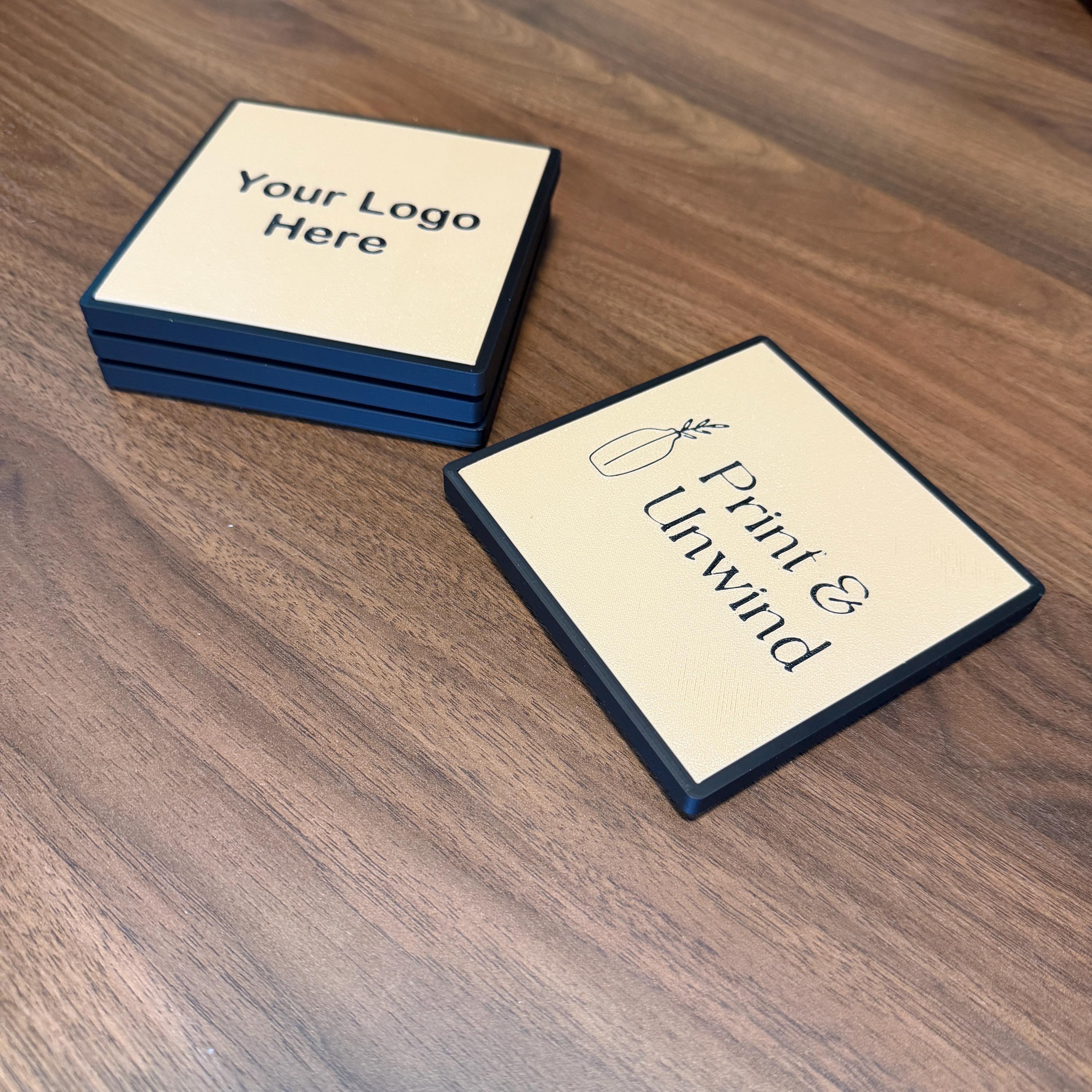Custom Logo Square Coaster – photo 8